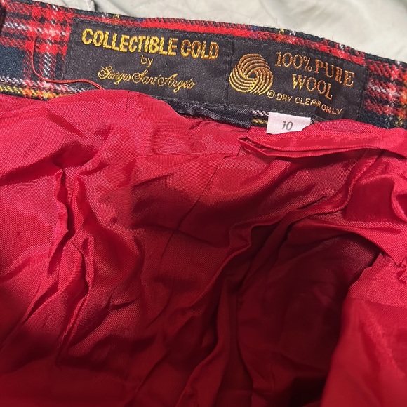 Vintage Tartan Mini Skirt - Picture 4 of 5